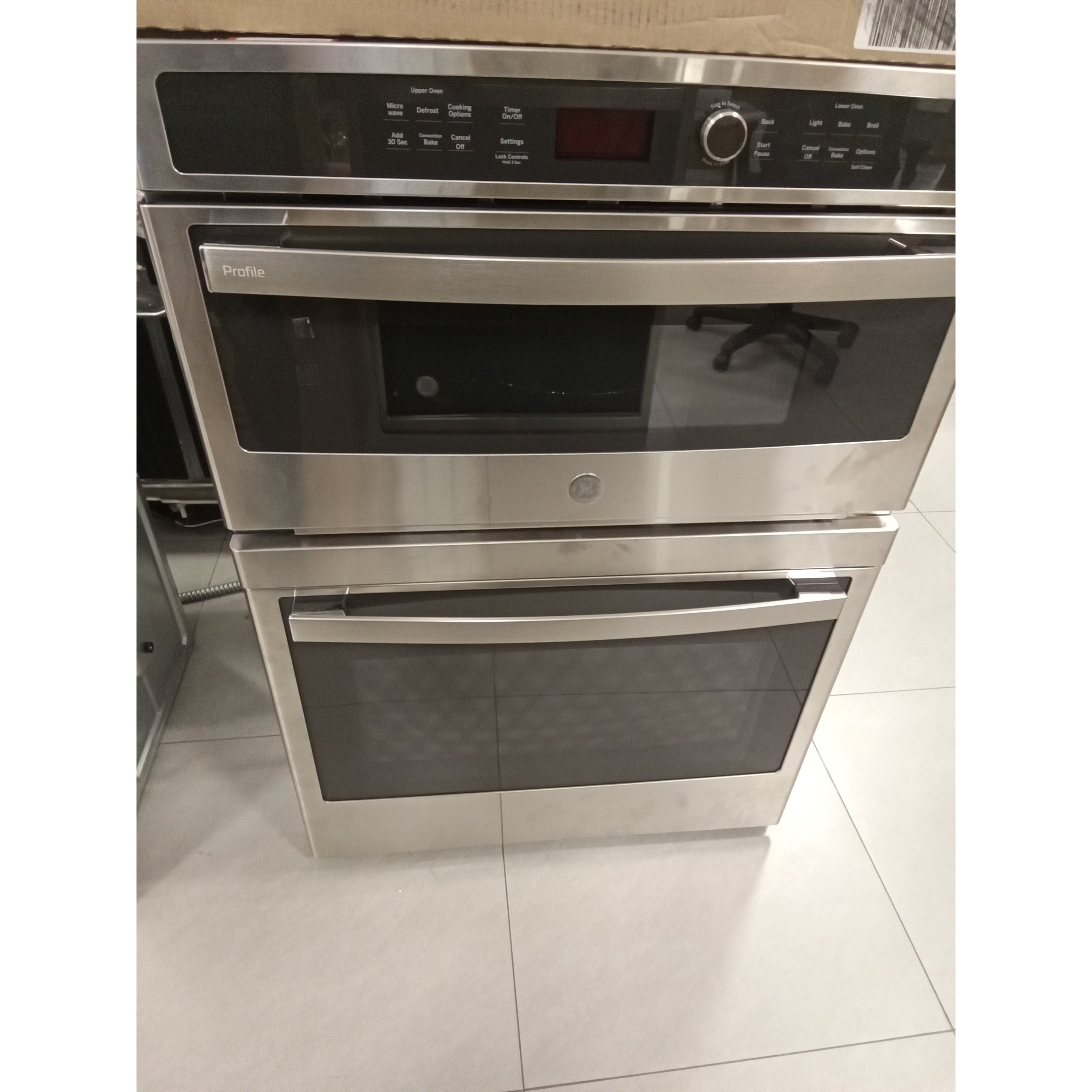GE Profile™ PT7800SHSS 30" BuiltIn Combination Convection Microwave/C