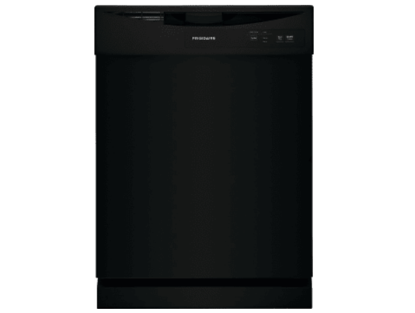 Frigidaire FDPC4221AB 24 Inch Full Console Dishwasher with 12 Place Setting Capacity, 2 Wash Cycles