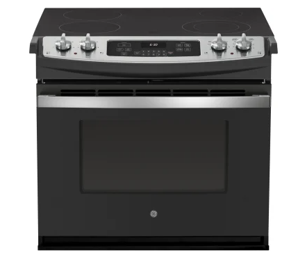 GE JD630STSS 30 Inch Drop-In Electric Range with 4 Smoothtop Elements, 4.4 cu. ft. Oven Capacity, Ceramic Glass Cooktop