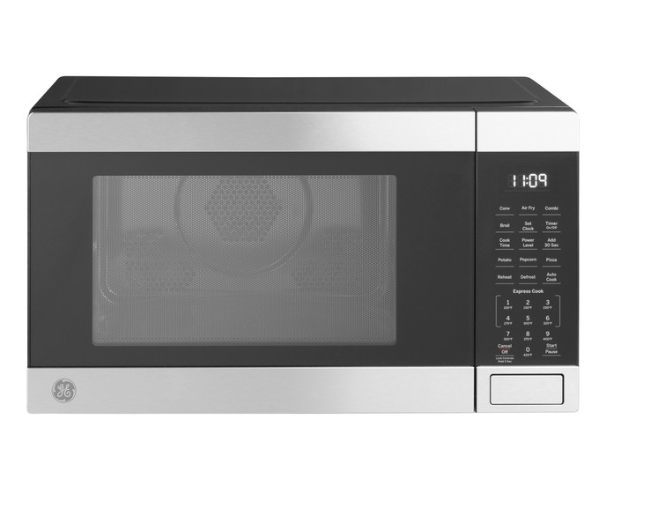 GE® 1.0 Cu. Ft. Capacity Countertop Convection Microwave Oven with Air Fry