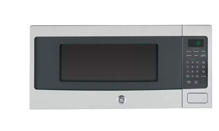 GE Profile PEM31SFSS 1.1 cu. ft. Countertop Microwave Oven with Sensor Cooking, Weight and Time Defrost