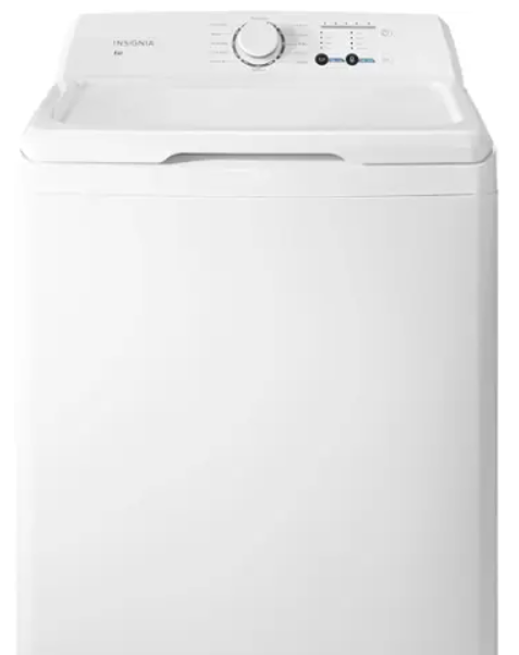 Insignia™ - 3.7 Cu. Ft. High Efficiency 12-Cycle Top-Loading Washer - White Model:NS-TWM35W1