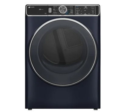 GE PFD87GSPVRS 28 Inch Front Load Smart Gas Dryer with 7.8 cu ft Capacity, Steam Cycle, Washer Link, Built In Wi-Fi, Steam Sanitize, Quick Dry