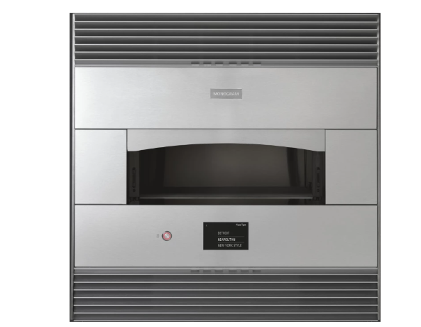 Monogram ZEP30FLSS 30 Inch Built-In Hearth Oven with Flush Installation, Pizzeria-Quality Performance, Electric Heating Zones