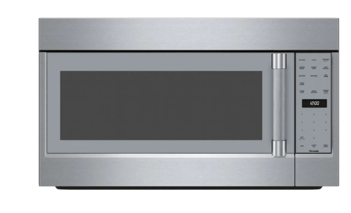 Thermador Professional Series MU30WSU 30 Inch Over-the-Range Microwave with 2.1 cu. ft. Capacity, 4-Speed, 385 CFM, Sensor Cooking, 1100-Watts Power,