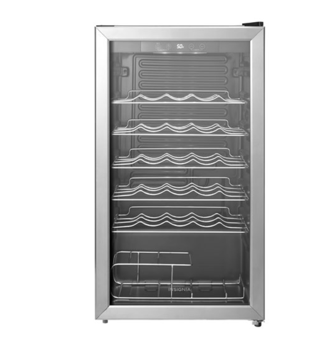 Insignia 3.2 Cu. Ft. 29-Bottle Freestanding Wine Cooler (NS-WC29SS3