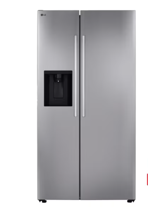 LG LS27T3230S 27 cu. ft. Standard-Depth, Side-by-side Refrigerator,