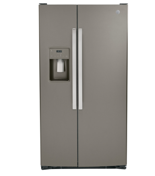 GE® 25.3 Cu. Ft. Side-By-Side Refrigerator GSS25GMPES