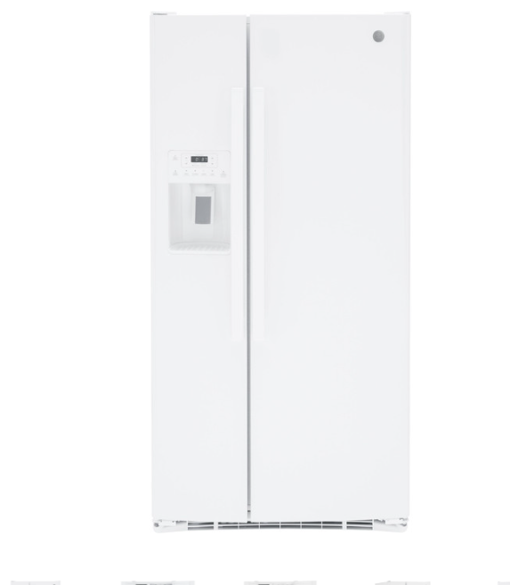 GE 23.0 Cu. Ft. Side-By-Side Refrigerator Model #: GSE23GGPWW