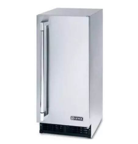 Lynx LM15ICER 15 Inch Outdoor Ice Maker with 55 Lbs. Daily Production, 27 Lbs. Storage Capacity,