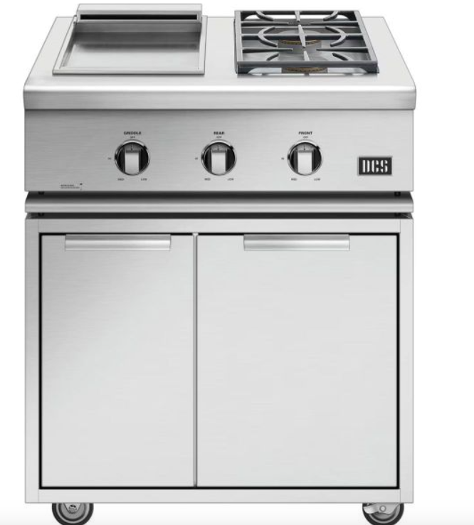 DCS Liberty 30-Inch Freestanding Gas Double Side Burner And Griddle BFGC-30BGD-L