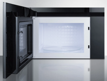 Summit MHOTR24SS 24 Inch Over-the-Range Microwave with Range Hood Function, Black Glass Door, 10 Power Levels, Sensor Reheat, Sensor Cook,