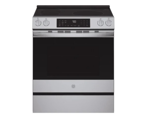GE Profile PHS700AYFS 30 Inch Smart Slide-In Induction Range with 4 Heating Elements, 5.3 cu. ft. Capacity, Convection, Storage Drawer, Steam Clean, No Preheat, Air Fry