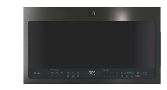 GE Profile PVM9005BLTS 2.1 cu. ft. Over-the-Range Microwave Oven with Sensor Cooking, Chef Connect, 1050 Watts,