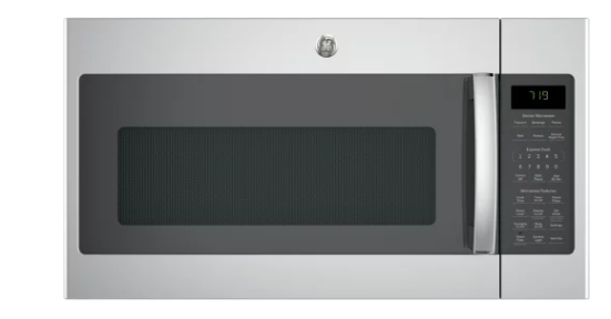 GE JNM7196SKSS 1.9 cu. ft. Over-the-Range Microwave with 1,000 Watts, 10 Power Levels, Melt Feature,