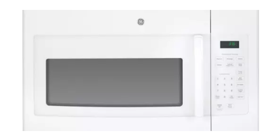 GE JVM3160DFWW 30 Inch Over-the-Range Microwave Oven with 1.6 cu. ft. Capacity, 300 CFM Exhaust Fan, 1,000 Cooking Watts