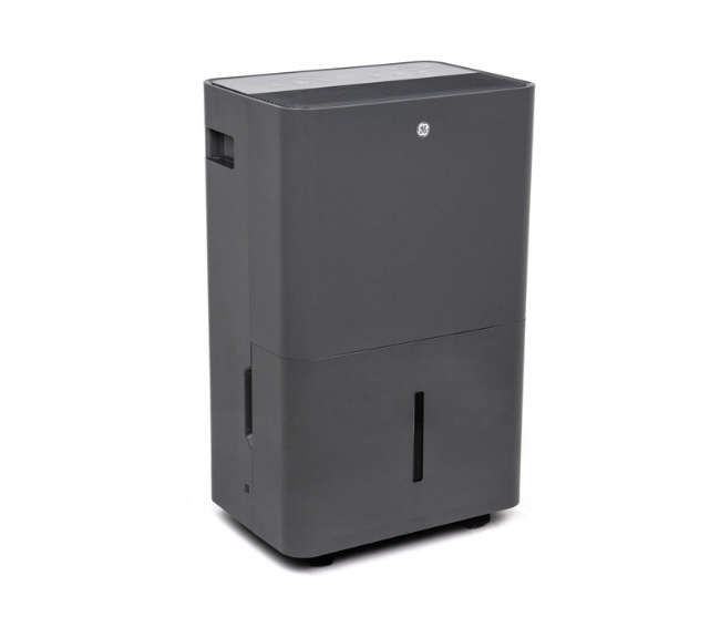GE APYR50LC 50 Pint Portable Dehumidifier with Built-in Pump and Smart Dry for Wet Spaces