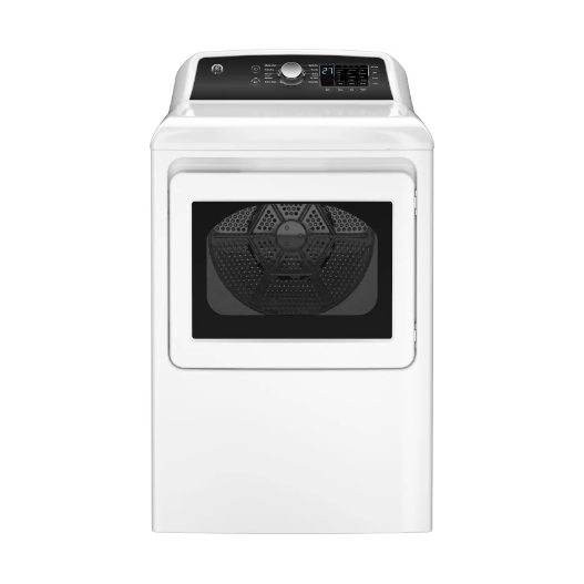 GE GTD58EBSVWS 27 Inch Electric Dryer with 7.4 cu. ft. Capacity, 12 Dry Cycles, Sensor Dry, My Cycle Setting, Eco Dry, High Performance Venting