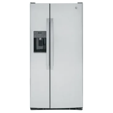 GE GSS23GYPFS 33 Inch Freestanding Side by Side Refrigerator with 23.01 Cu. Ft