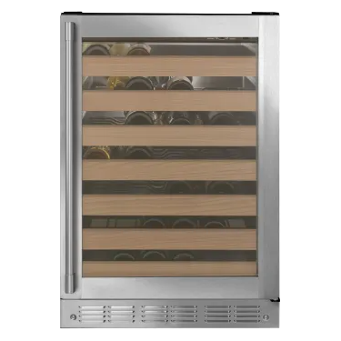 Monogram ZDWR240NBS 24 Inch Wine Reserve with 57 Bottle Capacity, Full-Extension Racks