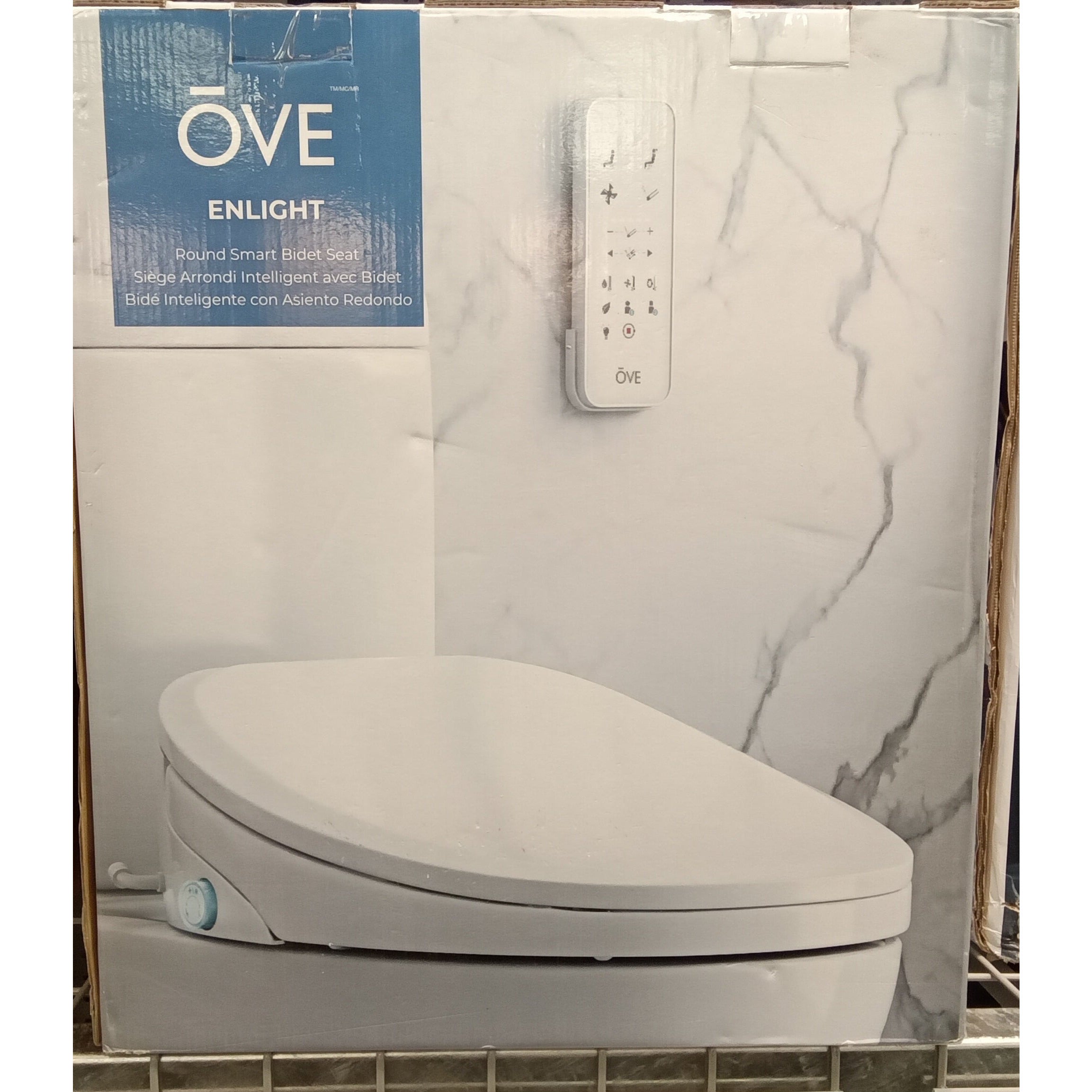 OVE Enlight Smart Bidet Toilet Seat Control –