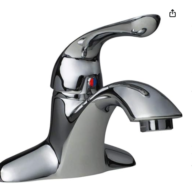 701-C Chrome Single Handle Bathroom Faucet