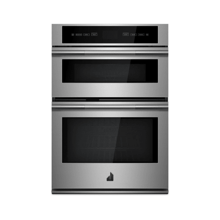 JennAir Rise JMW2427LL 27 Inch Combination Electric Wall Oven with 5.7 Cu. Ft. Total Capacity, 4.3-Inch Full-Color LCD Display, Cinematic Lighting