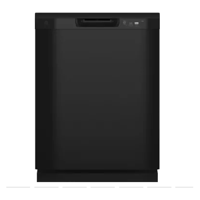 GE GDF450PGRBB 24 Inch Full Console Dishwasher with 12 Place Settings, Tall Tub Design, Hard Food Disposer, Extra Heavy Duty Cycle, Dry Boost, and Water Leak Sensor: Black