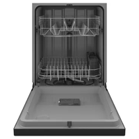 GE GDF450PGRBB 24 Inch Full Console Dishwasher with 12 Place Settings, Tall Tub Design, Hard Food Disposer, Extra Heavy Duty Cycle, Dry Boost, and Water Leak Sensor: Black