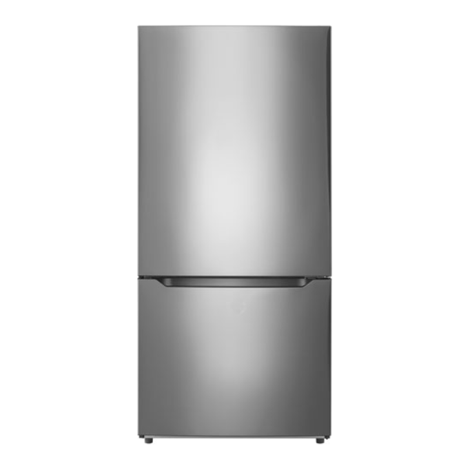 Insignia 30" 18.6 Cu. Ft. Bottom Freezer Refrigerator (NS-RBM18SS0