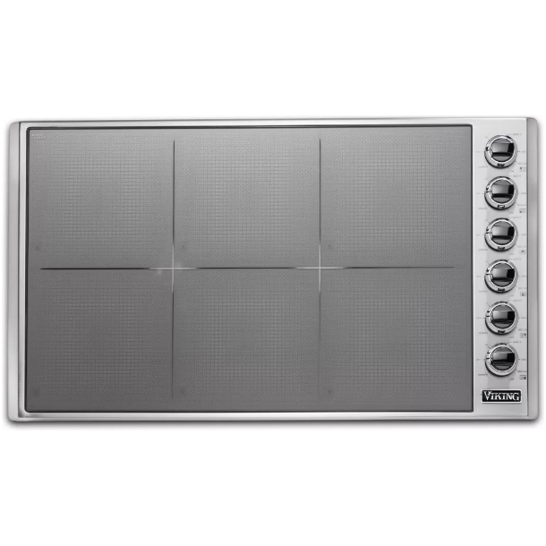 Viking Professional 5 Series VICU53616BST 36 Inch Induction Cooktop with Magnequick Induction Elements, TransMetallic™ Ceramic Surface