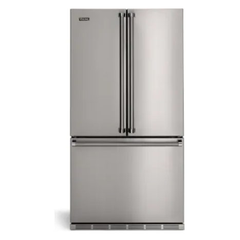 Viking 3 Series RVFFR336SS 36 Inch Counter Depth French Door Refrigerator with 19.86 Cu. Ft. Capacity, Air Purification, ColdZone Drawer