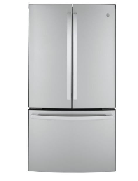 GE GWE23GYNFS 23.1 Cu. Ft. Counter-Depth Fingerprint Resistant French-Door Refrigerator