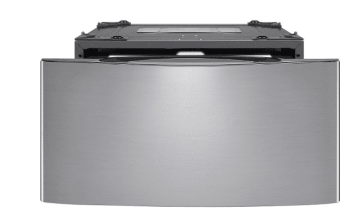 LG WD100CV 27 Inch 1.0 cu. ft. Twin Wash Pedestal Sidekick Washer: Graphite Steel