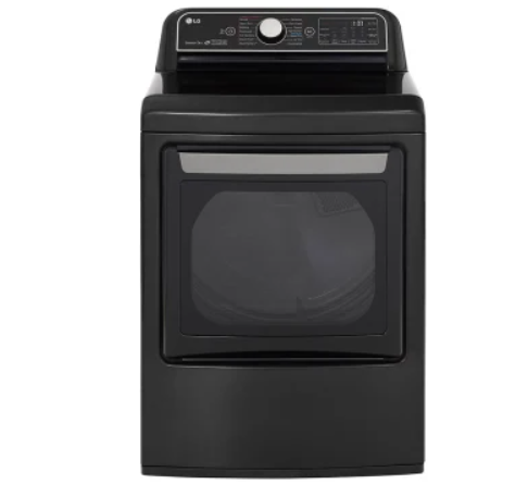 LG DLEX7900BE 27 Inch Electric Smart Dryer with 7.3 Cu. Ft. Capacity, 14 Dry Cycles, Wrinkle Care, TurboSteam