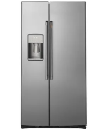 Cafe CZS22MP2NS1 36 Inch Counter Depth Freestanding Side by Side Refrigerator with 21.9 Cu. Ft. Total Capacity, Quick Ice Setting, Turbo Cool Setting,