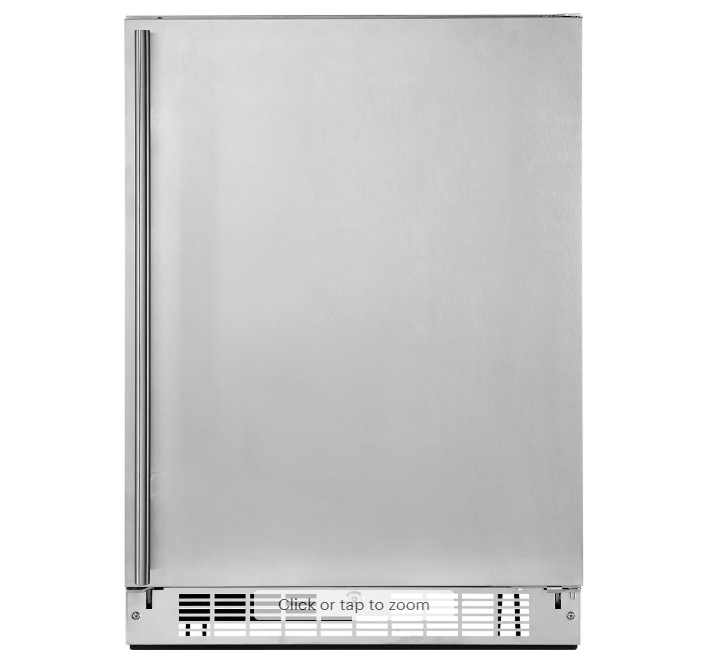 Insignia™ - 5.4 Cu. Ft. Indoor/Outdoor Mini Fridge with ENERGY STAR Certification - Stainless Steel Model: NS-OCF55SS2