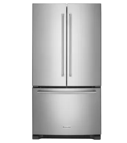 KitchenAid KRFC300ESS 36 Inch Counter Depth French Door Refrigerator with 20 Cu. Ft. Capacity, ExtendFresh™ System, Interior Water Dispenser,