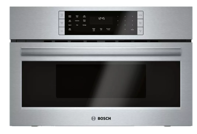 Bosch 800 Series HMC80152UC 30 Inch Speed Oven with True Convection, SpeedChef™, Sensor Cook, 10 Power Levels, Flush Installation