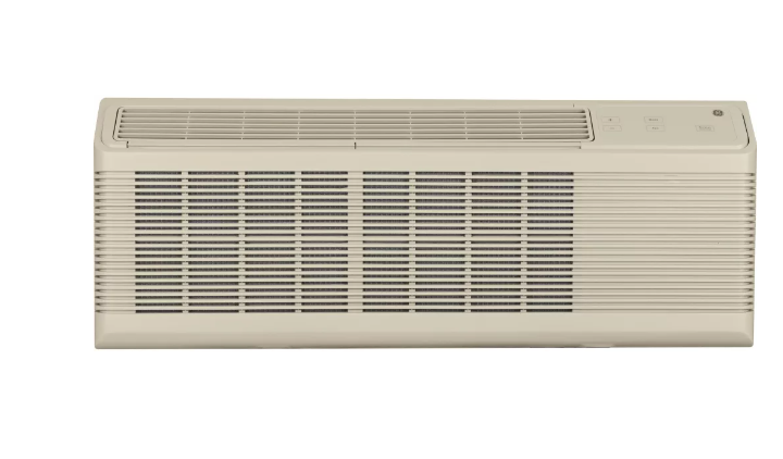 GE Zoneline Premium Guard Corrosion Protection AZ65H07DAC 7,000 BTU Packaged Terminal Air Conditioner with 6,200 BTU Heat Pump and Electric Heat Backup, 12.8 EER, 1.5 Pints Per Hour Dehumidification,R410A Refrigerant and 230/208