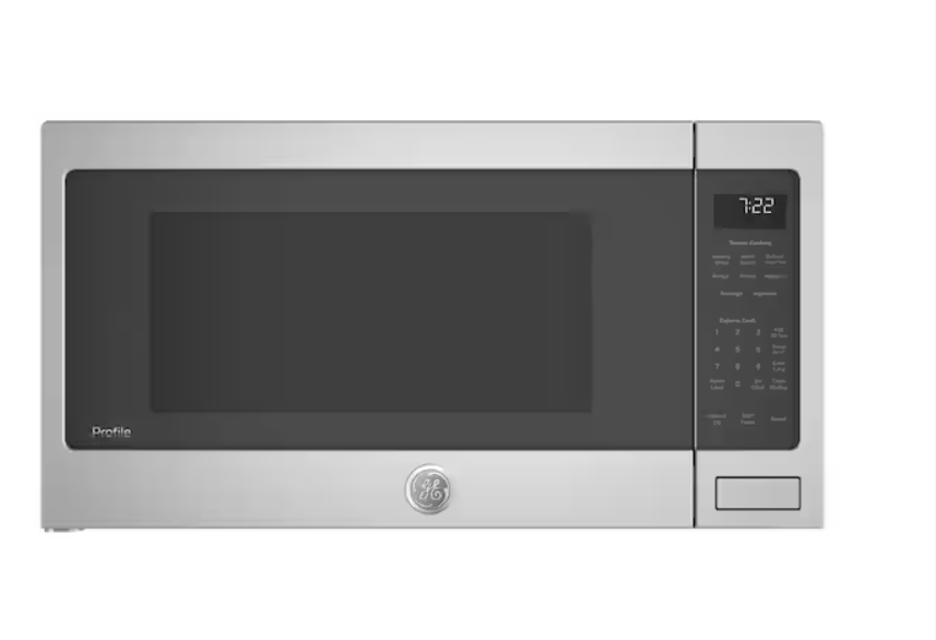 GE Profile 2.2 cu. ft. Countertop Microwave in Stainless Steel with Sensor Cooking PES7227SLSS