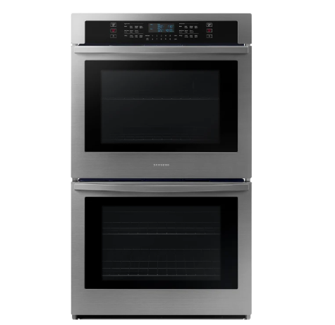 Samsung NV51T5511DS 30 Inch Double Wall Oven with 10.2 Cu. Ft Total Oven Capacity, WiFi, Steam/Self Clean, Broiler, Proofing & Warming Mode