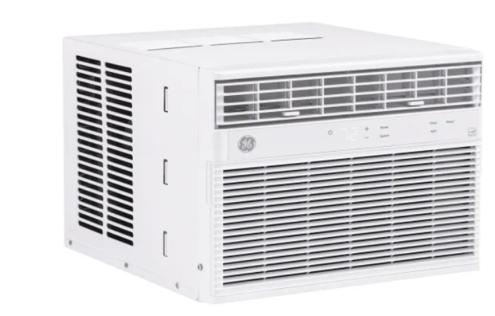 GE® 8,000 BTU Smart Electronic Window Air Conditioner for Medium Rooms up to 350 sq. ft. Model #: AHEK08AC