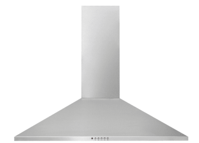 Frigidaire FHWC3655LS 36 Inch Wall Mount Chimney Range Hood with 400 CFM Internal Blower, 3-Speed