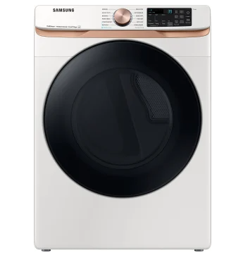 Samsung DVE50BG8300E 27 Inch Smart Electric Dryer with 7.5 cu. ft. Capacity, 21 Drying Cycles, Steam Sanitize+, Sensor Dry, Vent Sensor