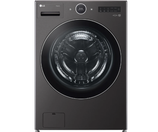 LG WM6700HBA 27 Inch Smart Front Load Washer with 5.0 Cu. Ft. Capacity, TurboWash™ 360°, Dial-A Cycle™, ezDispense™, Wi-Fi, AI Fabric Sensor,