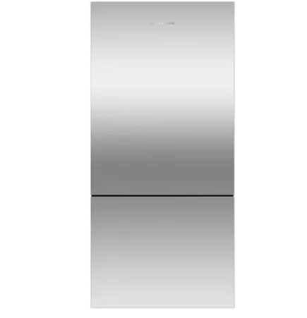 Fisher & Paykel Series 5 Contemporary Series RF170BLPX6N 31 Inch Freestanding Bottom Mount Refrigerator with 17.5 Cu. Ft. Capacity, Adjustable Glass Shelves, Humidity-Controlled Drawers