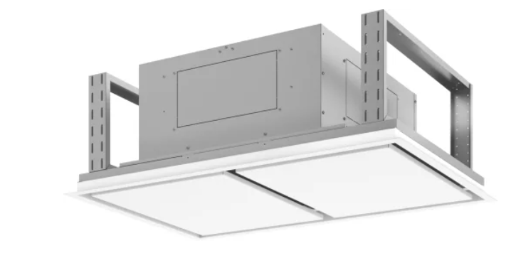 Zephyr ALUE43CWX Lux 43 Inch Island Mount Range Hood with Multiple Blower Options, Wi-Fi Connectivity, Zephyr Connect App Connectivity
