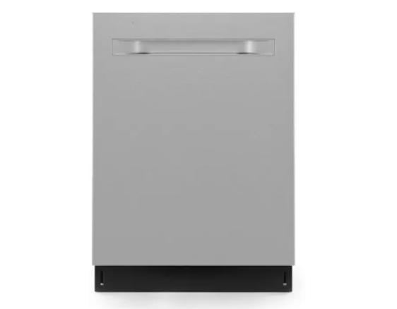 Midea MDT24P5AST 24 Inch Fully Integrated Smart Dishwasher with 14 Place Settings, 7 Wash Cycles, 45 dBA, Convenient Third Rack