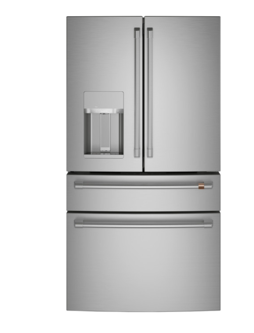 CAFÉ 22.3 Cu. Ft. Smart Counter-Depth 4-Door French-Door Refrigerator CXE22DP2PS1